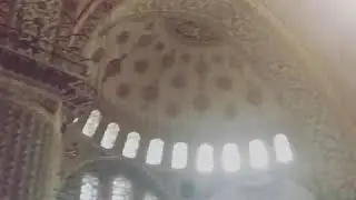Турция голубая мечеть изнутри
