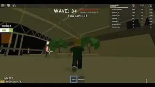 Играю в ROBLOX | Режим Zombi Atack