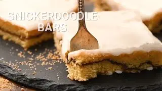 How to Make Snickerdoodle Bars!