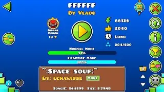 [Insane Demon] FFFFFF by Vlacc (on stream) - Geometry Dash | Henry03