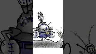 voodoo Nation bikini Bottom Takeover. #truemob #art #digitalart #spongebob #monochrome #voodoo