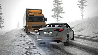 BeamNG Drive - Dangerous Overtaking Crashes