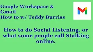 A set of tactics for Stalking or Social Listen to someone online.