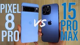 Google Pixel 8 Pro vs iPhone 15 Pro Max SPEED TEST! Best Phones Forever?