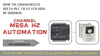 HOW TO COMMUNICATE DELTA PLC TO LS VFD IG5A BY MODBUS IN EASY PLC LINK