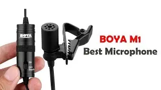 BOYA BY M1 Lavalier Microphone For Smartphone and DSLR Camera