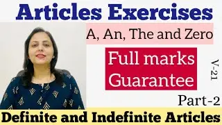 Articles exercises | A, An and The | No article