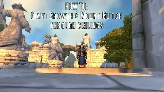 How to Giant Growth and Mount Glitch through ceilings - Classic WoW patch 1.13.4