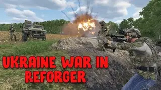 INTENSE fight for Radio station Ukraine war Arma Reforger