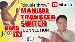 How To Install Manual Transfer Switch (Double Throw Switch)