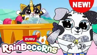 NEW! EPIC Downhill Car Race! Puppy Vs. Kitty Cat 🐱⭐| Cute Imagination Cartoons for Girls & Families