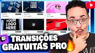 Como CRIAR TRANSIÇÃO de CENAS ONLINE simples e DE GRAÇA para sua live! - Tutorial OBS Studio 2025
