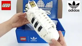 LEGO 10282 adidas Originals Superstar speed build review