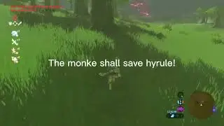 The Legend Of Monke Breath Of The Wild    (Cringe warning)