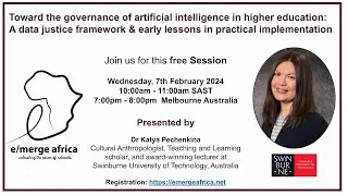 Toward Governance of AI in HE: A data justice framework & early lessons in practical implementation