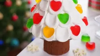 Christmas whipped cream cake with Fruit jelly. 🎄 Christmas Fruits Jelly Cake / Amazing cake
