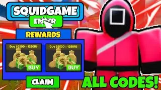 ALL SECRET WORKING *UPDATE!* CODES IN 🦑SQUID GAME X🦑 (October 2021) FREE COINS AND BOOSTS!