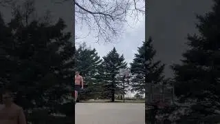First Dunk on Regulation Rim! (Using fully inflated ball)