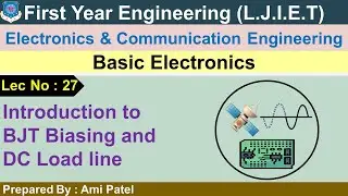 Lec 27 Introduction to bjt biasing and DC Load line