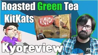 Japanese Roasted Green Tea KitKats Review! (Houjicha Flavor) [Kyoreview]