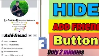 how to disable friend request option in facebook /Facebook per friend request band kare live proof