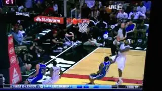 Lebron with a MVP alley oop dunk vs hornets