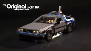LED Lighting Kit for LEGO Back to the Future Time Machine 10300