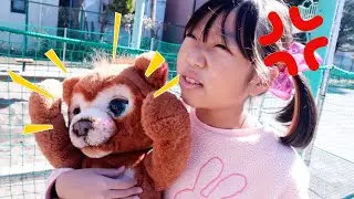 【寸劇】あおいちゃんは公園に捨てられた不気味なクマを拾った！お兄ちゃんたちと謎を解明する感動物語？！