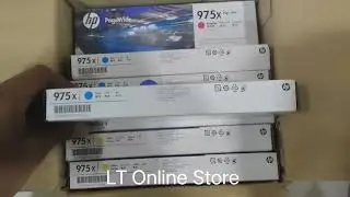 HP PageWide 975X Cyan Ink Cartridge   #hp  #ink