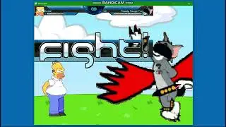 MUGEN REQUEST:homer Simpson vs Rowdy Rouge Tom|MUGEN ALL STARS 1.1B🍕
