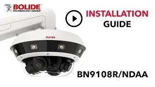 Bolide BN9108R/NDAA 4K AI Multi-sensor Camera Installation Video