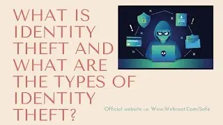 What is Identity Theft and what are the types of Identity Theft?