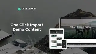 One Click Import Demo Content in WordPress theme