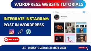 How to Integrate Instagram Feed/Post on Wordpress Website | Smash Balloon Plugin Tutorials
