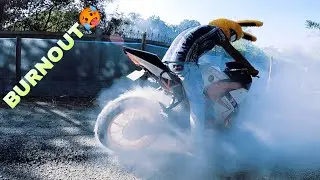 I'm Back || Ktm Rc 200 Burnout 🥵 || New Vlog