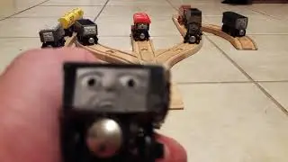 Custom Thomas Wooden Railway Coal Troublesome Truck /Collecter customs episode 1