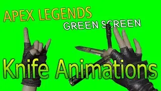 All Octane Butterfly Knife animations on green screen First person | Apex Legends Green Screen
