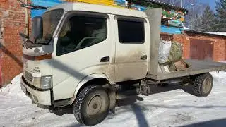 Выхлоп от Эскалэйда на Тойоту Дюну 4WD. Замена сетчатой гофры на грузовой сильфон.
