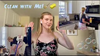 ASMR Cleaning My House 🧹✨ Morning Birds, Crackling Fire, and Flowing Water|Overlay Sounds