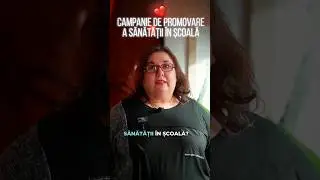 Care sunt avantajele unei campanii de promovare a modului sănătos de viața.📽: dna Silitrari, #ansp