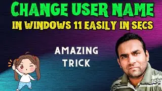 how to change username in windows 11