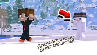 Атака снеговиков! WinterGames на CubeCraft!
