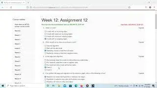 The Joy of Computing using Python NPTEL SWAYAM Course Week 12 Assignment Answers