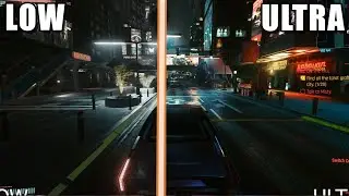 Grafické porovnání, LOW → ULTRA + RTX - Cyberpunk 2077 #3