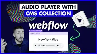Create an Audio Player in Webflow (with CMS Collection) in under 2 Minutes