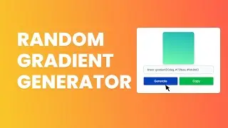 Random Gradient Color Generator For Website | HTML, CSS and Javascript - Codingscape