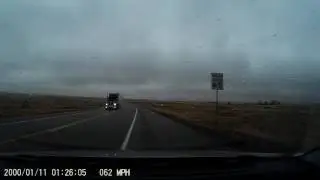 Near head on crash