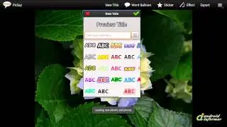 PicSay Pro Font Pack - B video demo