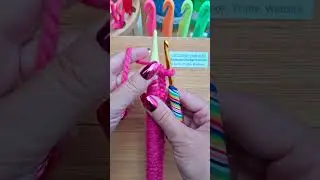 Crochet Hook Cast On in Knitting #shorts