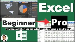 Learn Excel - Scratch to Dashboard with Pivot Charts - Playlist Part 00/28  @worksmartwithsharaz